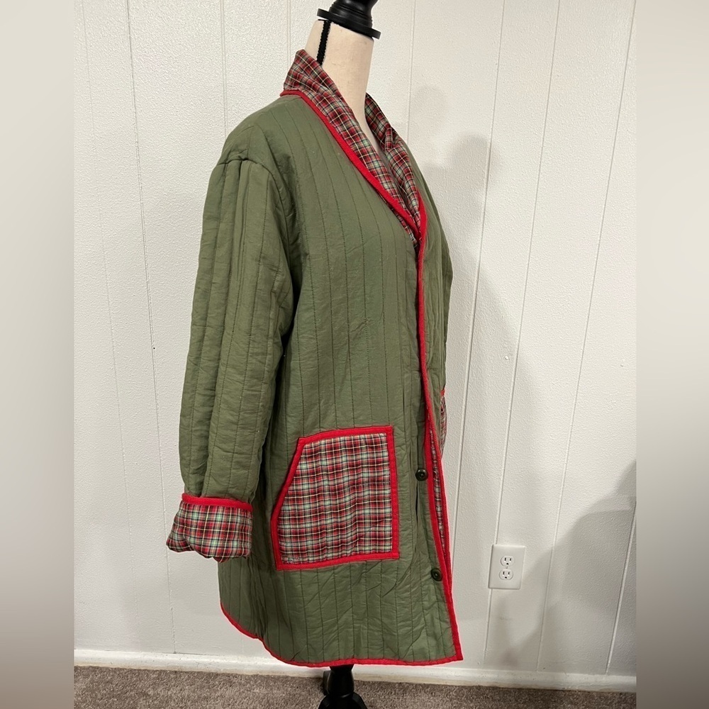NWT THE GREAT The Reversible Mountain Puffer Plaid Jacket
Size L / 3 Goop - Picture 4 of 11